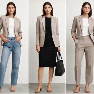 Babaton Tailored Blazer Light Taupe Size 0 Chic, tailored, effortlessly polished